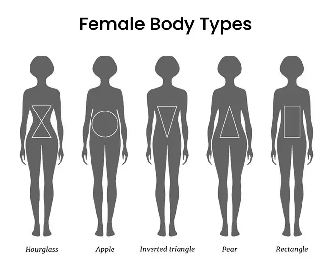 Different types of body shapes