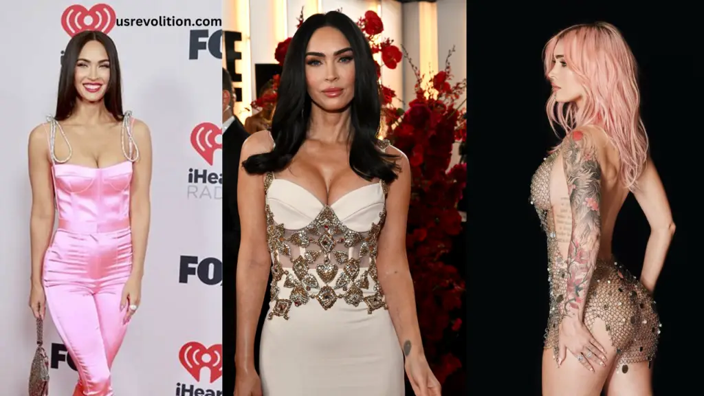 Megan Fox Daring Fashion Statement at the 2024 Grammys: A Silver Chain Sensation