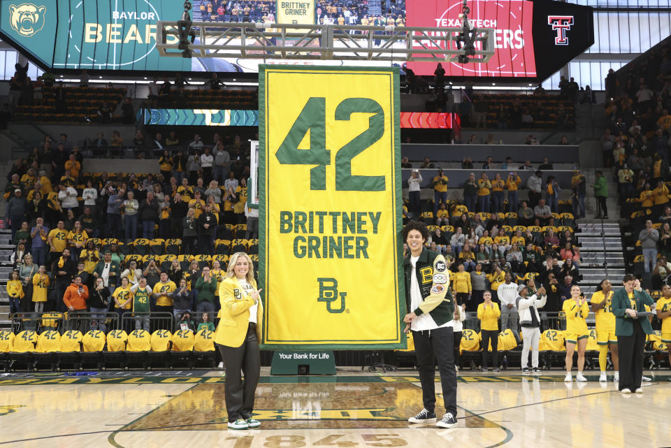 Jersey retired by baylor