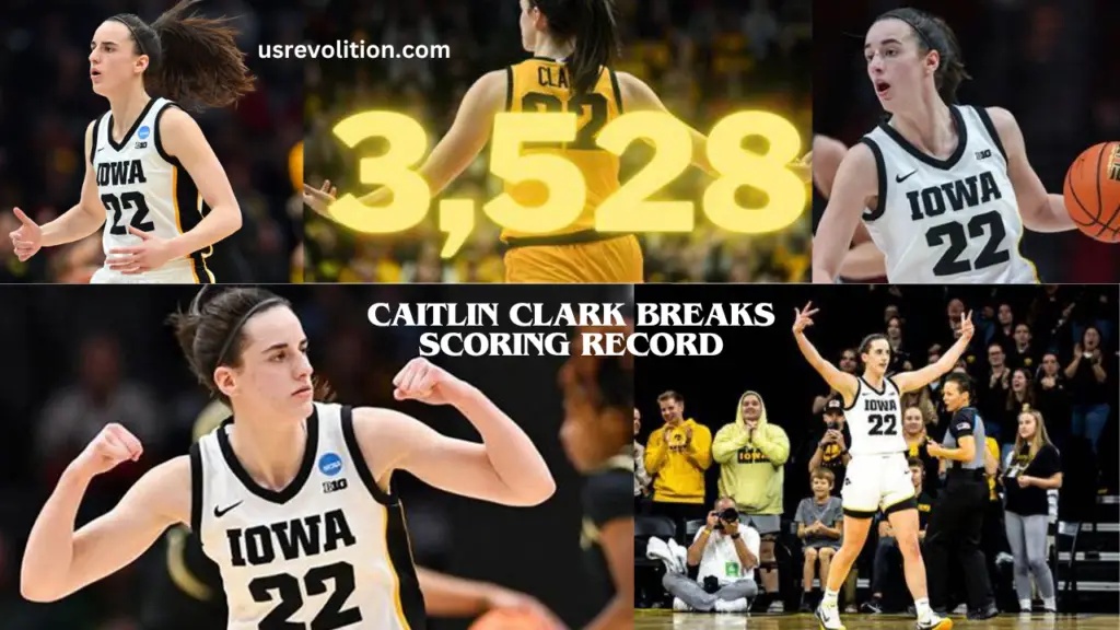 Caitlin Clark breaks scoring record