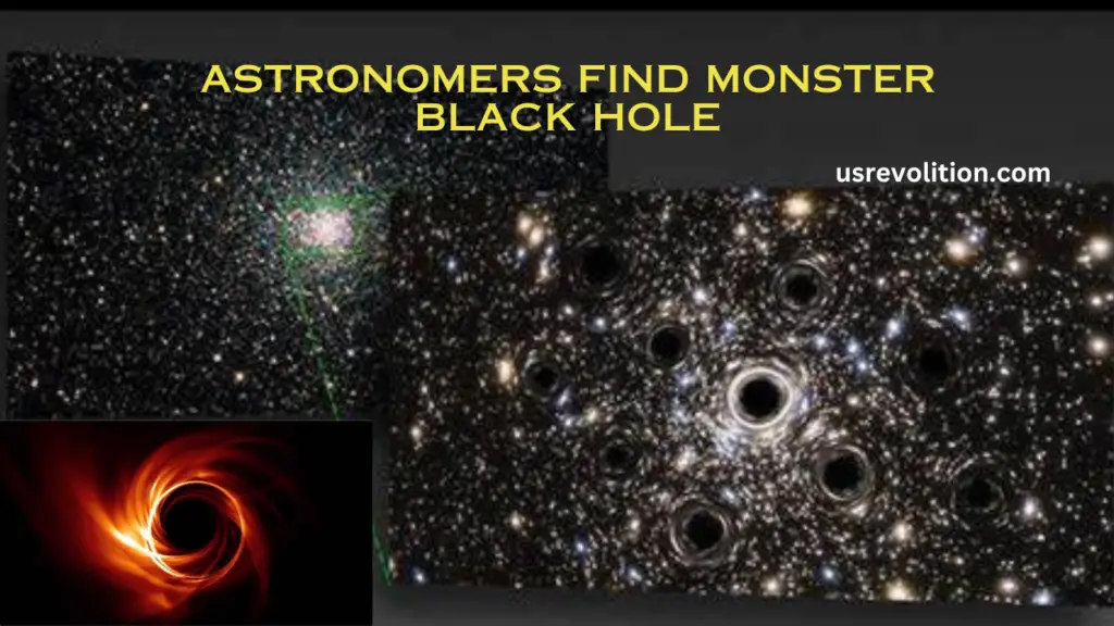 Astronomers find monster black hole