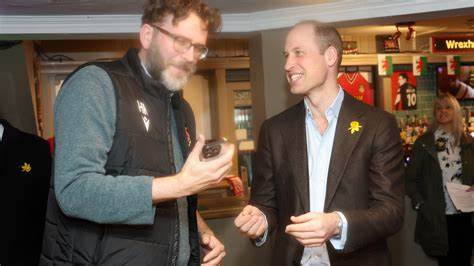 Prince William and Rob McElhenney St David Day Celebration in Wrexham Pub Amid Kate Recovery