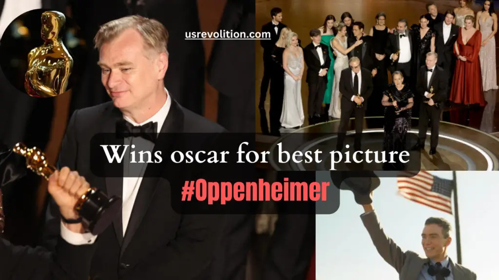 'Oppenheimer' wins best picture